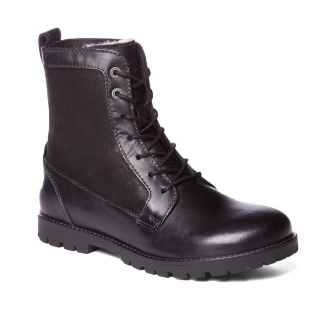 Birkenstock Gilford High Shearling Lined Leather Suede Boots